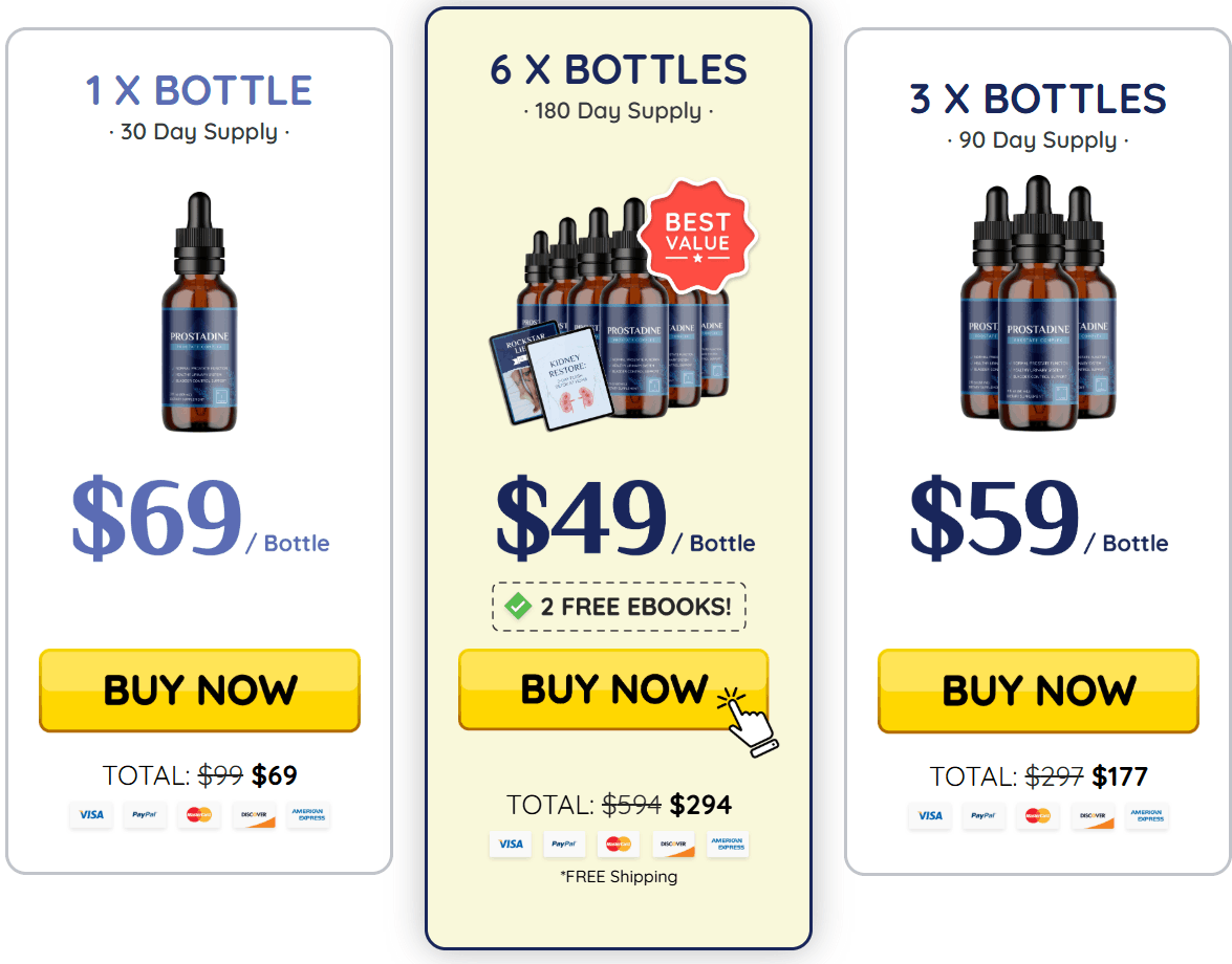 Prostadine discounted prices